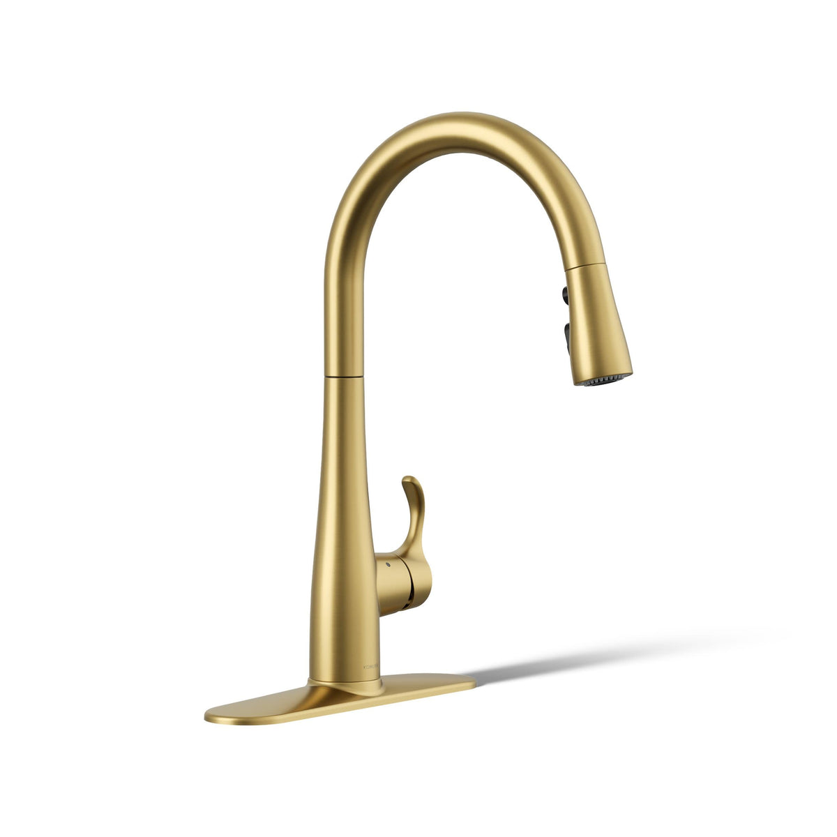 KOHLER Simplice Kitchen Sink Faucet w Pull Down Sprayer, Vibrant Stainless