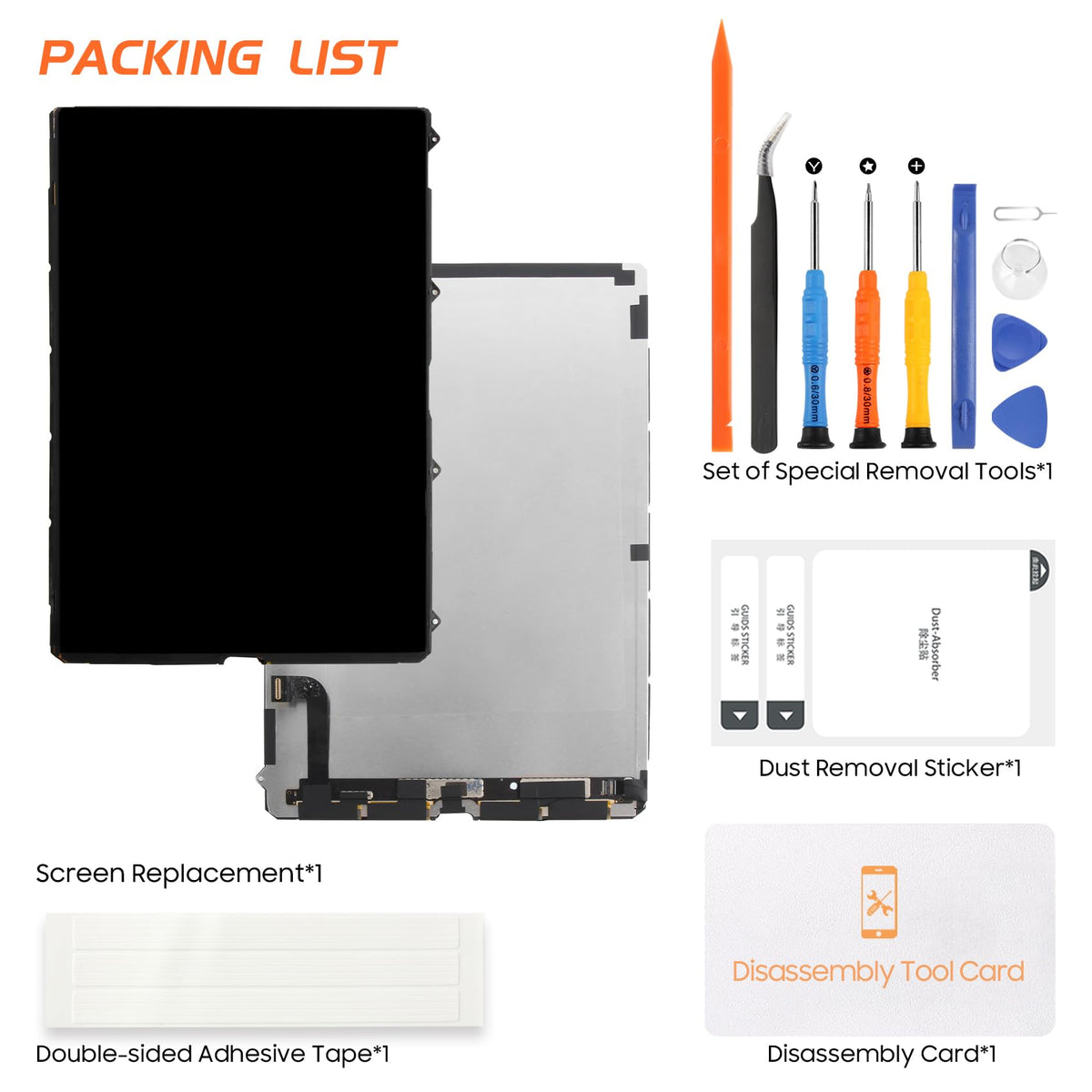 Original for iPad 11th Gen LCD Screen Replacement for iPad A16 2025 LCD Display for iPad 11th Gen 2025 A3355 A3356 A3354 LCD Repair Parts(Not Touch Digitizer)