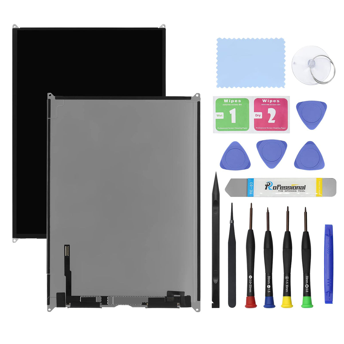Screen Replacement for iPad Air 5 5th Generation Screen Replacement LCD and Glass Touch Digitizer Premium Kit (10.9", A2589 A2591 A2588) with Tools - Black