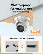 16 Camera Security System 16 Channel PoE with 4TB HDD, PD93A1616-5M