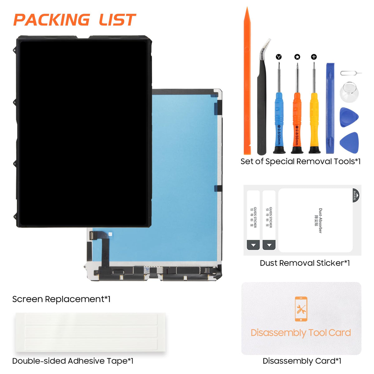 for iPad 10th Gen LCD Screen Replacement for ipad 10th Generation Display 2022 A2696 A2757 A2777 LCD Display Replacement Repair Part(Not Touch Digitizer)