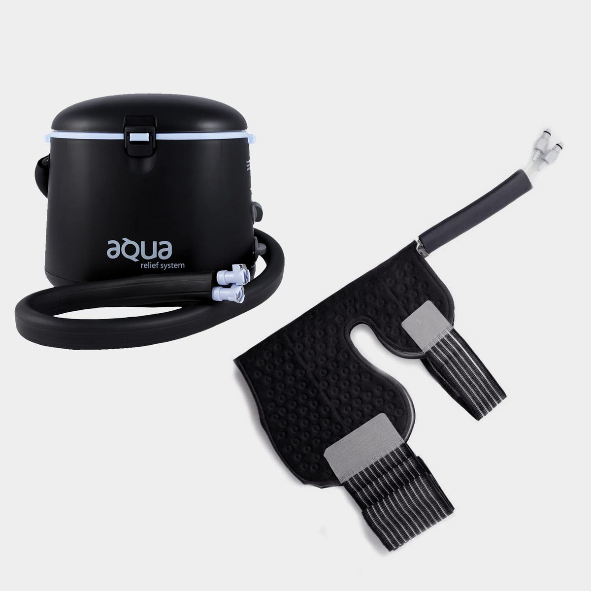 Cold Water Therapy and Hot Water Therapy System - Circulating Personal Heat/Cooling Device by Aqua Relief (ARS w/Back Pad)