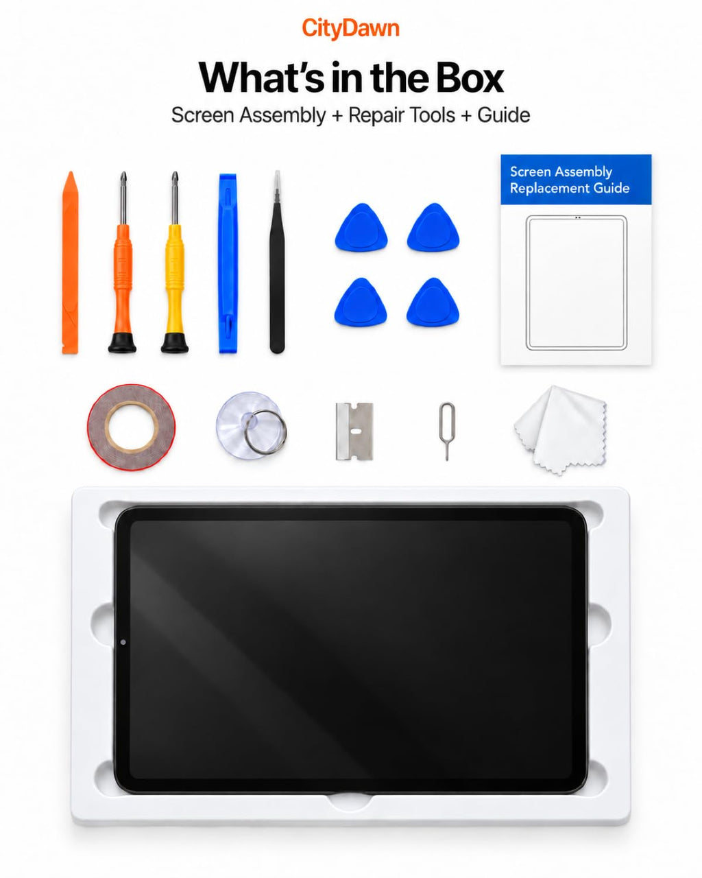 11'' for iPad Pro 1st (2018)/2nd (2020) Screen Replacement LCD Assembly