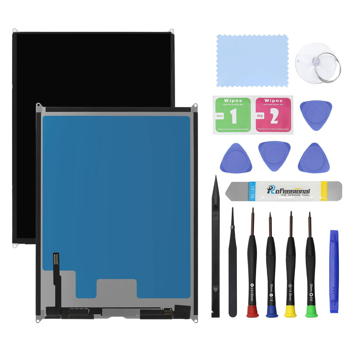 Screen Replacement for iPad Air 5 5th Generation Screen Replacement LCD and Glass Touch Digitizer Premium Kit (10.9", A2589 A2591 A2588) with Tools - Black