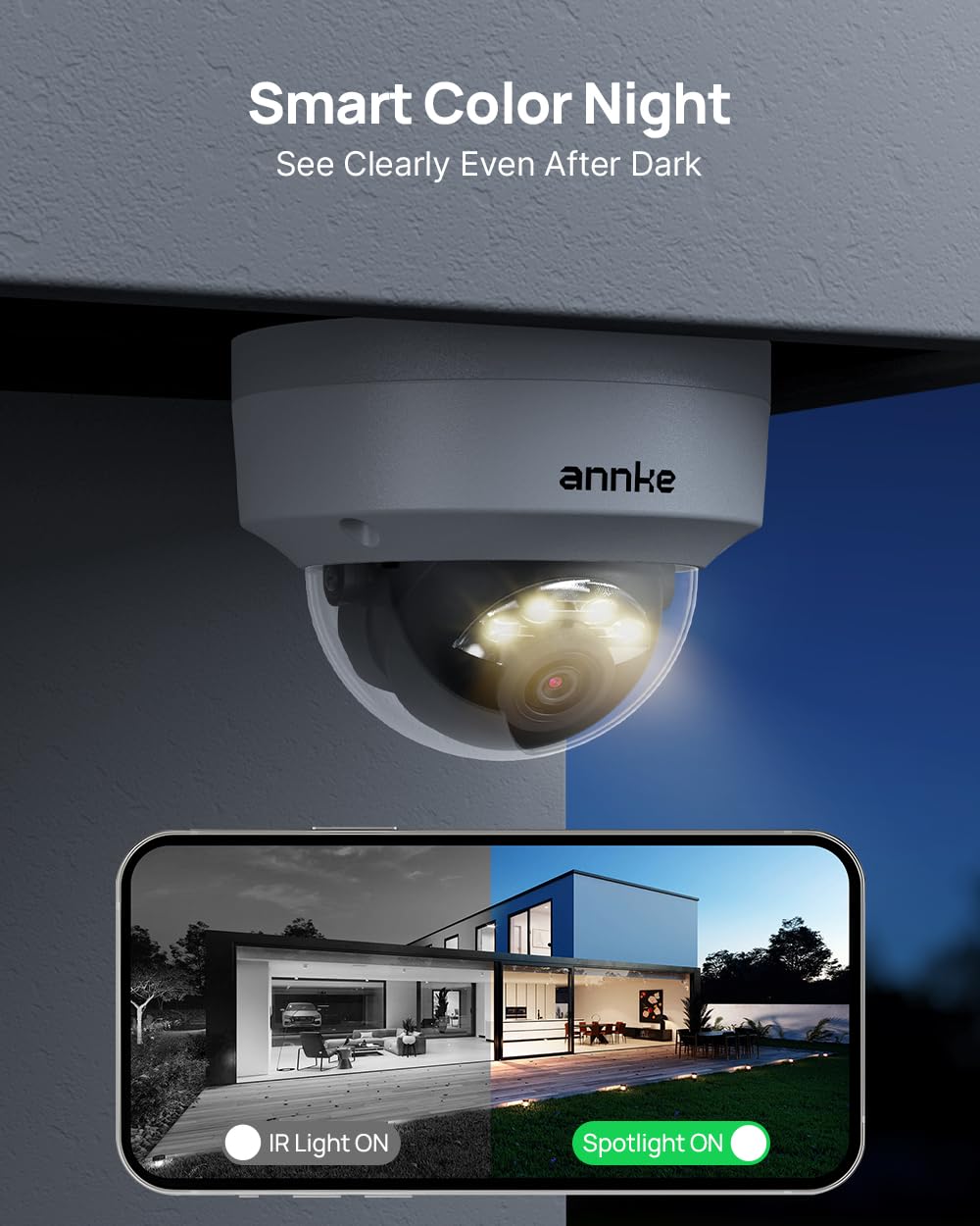 ANNKE 16 Channel Security Camera System 4K PoE, Color Night Vision, 4TB HDD