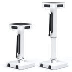 Luxor LuxPower Mobile AC and USB Charging Tower with 8 USB Charging Ports, 8 AC Outlets - White, 14" W x 14" D x 40" H