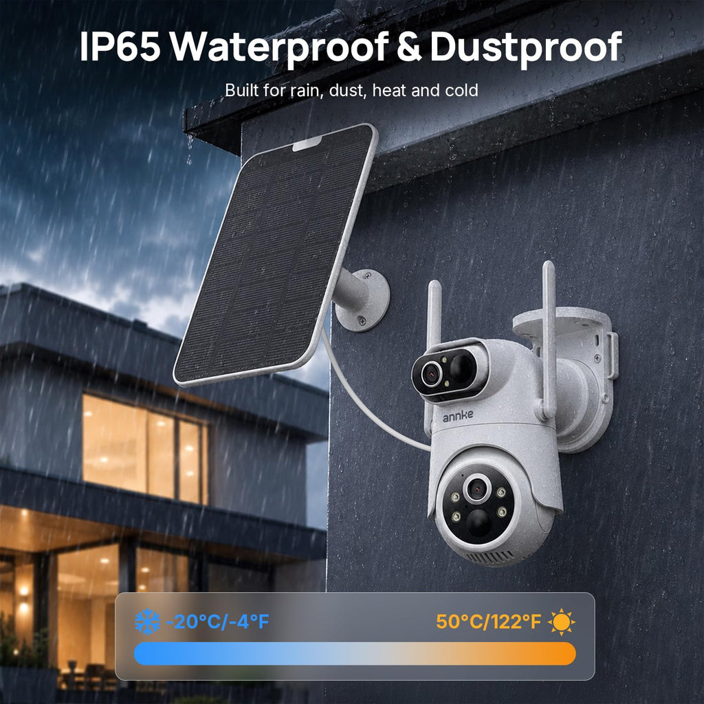 ANNKE No Subscription Security Camera System Wireless with 64GB SD Home Hub