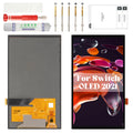 for Switch OLED Screen 2021 for Switch OLED Digitizer LCD for Nintendo Switch OLED Screen Replacement Touch Display Assembly Kits 7" Black