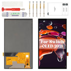 for Switch OLED Screen 2021 for Switch OLED Digitizer LCD for Nintendo Switch OLED Screen Replacement Touch Display Assembly Kits 7" Black