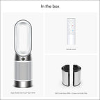 Dyson Purifier Hot+Cool Gen1 HP10 - HEPA Air Purifier, Fan & Heater, 350° Oscillation, 10 Levels, bladeless (White)