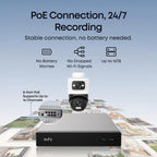 eufy Security NVR System E50,4-Cam Kit,4K Dual-Lens Bullet-PTZ (2TB HDD)