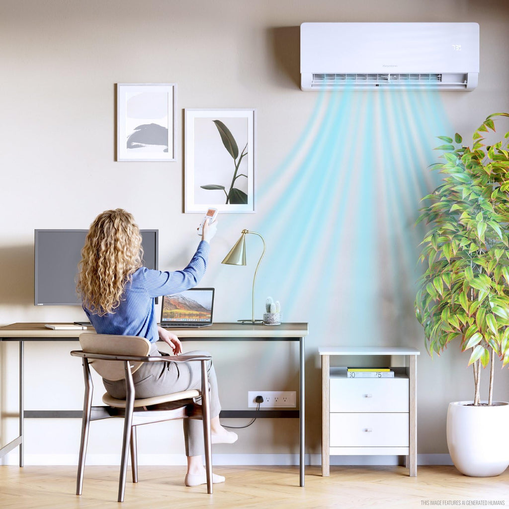 Keystone Core 9,000 Cool/10,000 Heat BTU 115V Mini Split AC, 400 Sq Ft