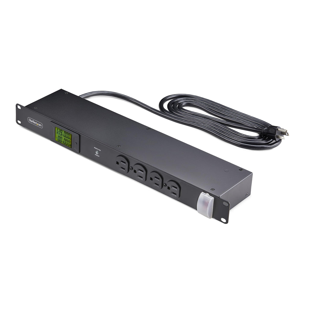 StarTech 8-Outlet 1U Metered PDU, Surge, TAA (8NM8-RACK-MOUNT-PDU)