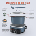 Ninja® PossibleCooker™ PRO Plus 9-in-1, 8.5-qt, Blue Macaron, MC2001
