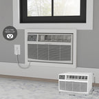 Durastar 8,000 BTU Through the Wall 115V Air Conditioner and Remote