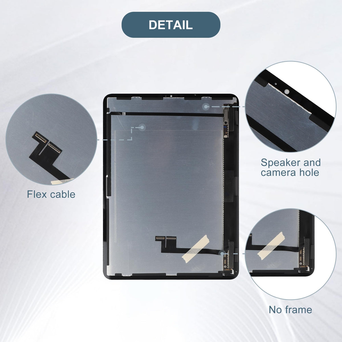 LCD Digital Display Compatible with iPad Pro 11 1st Gen (2018) 2nd Gen (2020) A1980 A2013 A1934 A1979 A2068 A2230 A2228 A2231 11" LCD Display Touch Screen Assembly with Tools