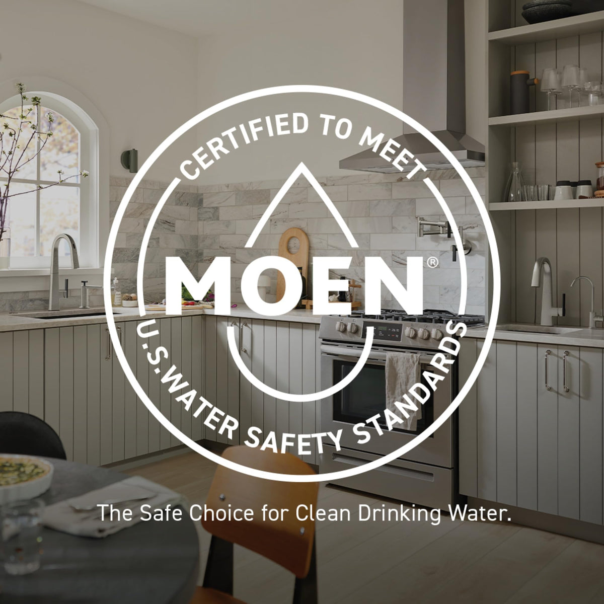 Moen Whitmore Spot Resist Stainless One-Handle High Arc Kitchen Faucet, 87044SRS