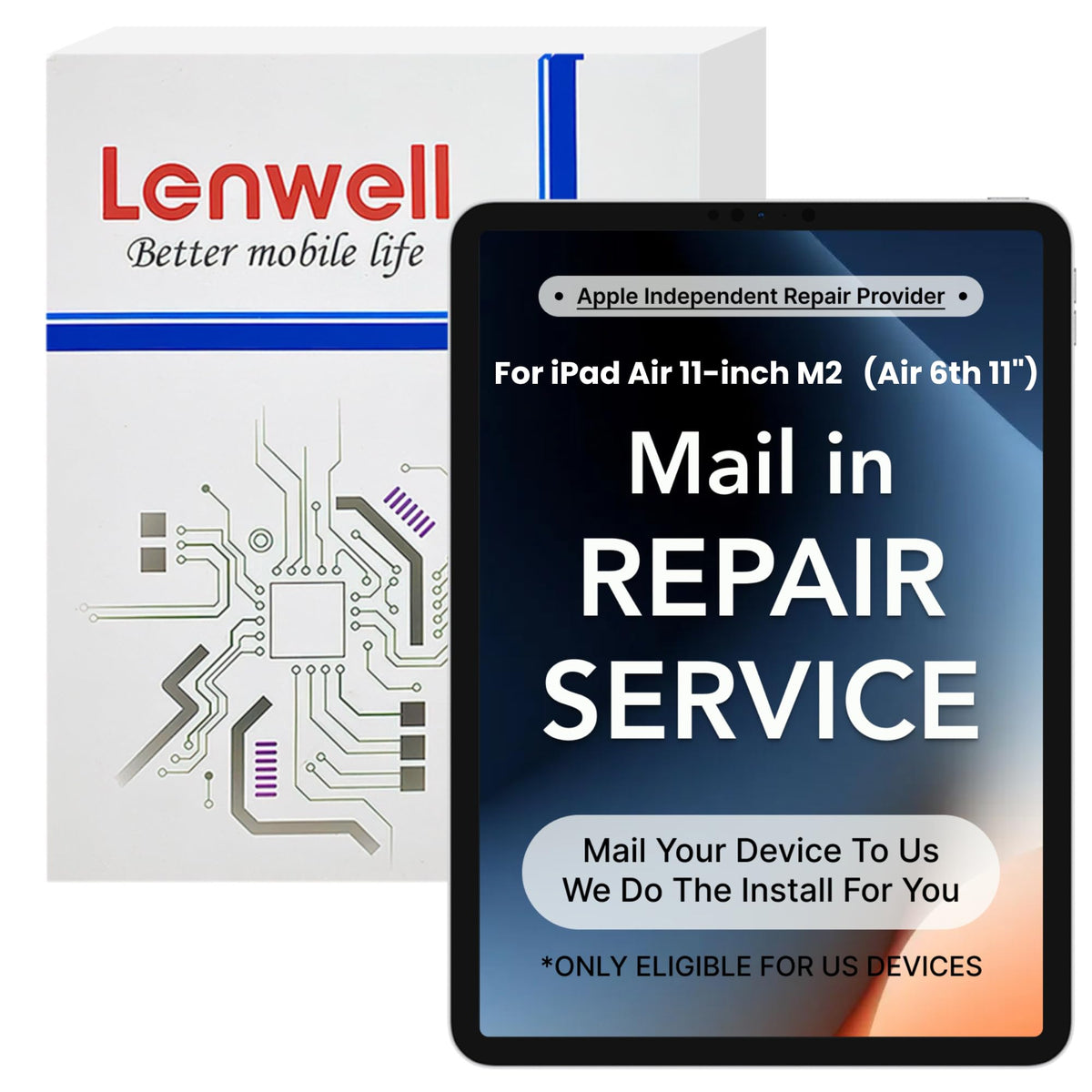 Mail-in Repair Service for iPad Pro 10.5'' OEM Screen Replacement