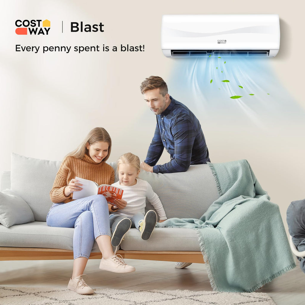 COSTWAY 12000BTU Mini Split Air Conditioner& Heater