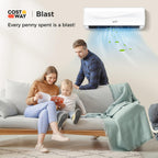 COSTWAY 12000BTU Mini Split Air Conditioner& Heater