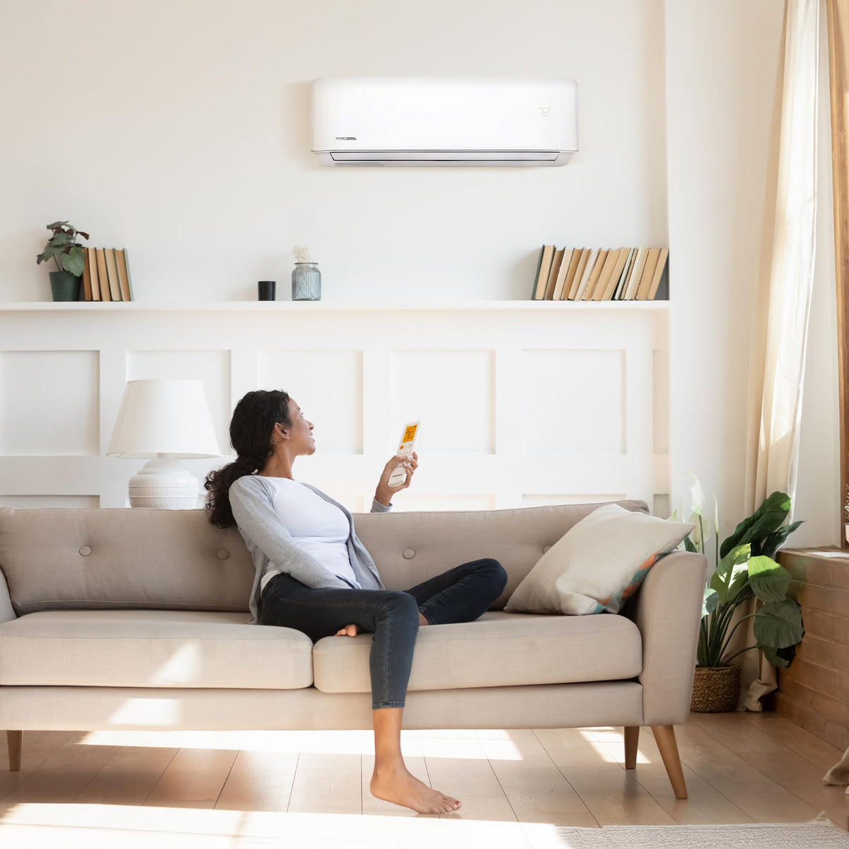 MRCOOL 18000 BTU 230V Ductless Inverter Mini Split Air Conditioner & Heat Pump System, Advantage Series - Wall-Mounted AC Unit w/Heating and Cooling for Home, Office & Commercial Space