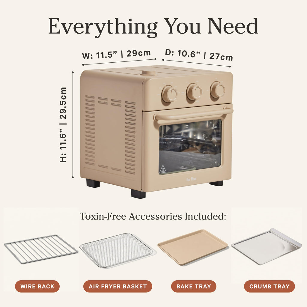 Our Place Wonder Oven, 6-in-1 Air Fryer & Toaster Oven, 2-Rack, 13 Qt