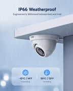 ZOSI 3K Lite Wired Security Camera System, 4 X 2MP Dome Cameras, 1TB HDD