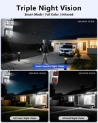 All-in-One Outdoor Wireless Security Camera System 4MP PTZ WiFi