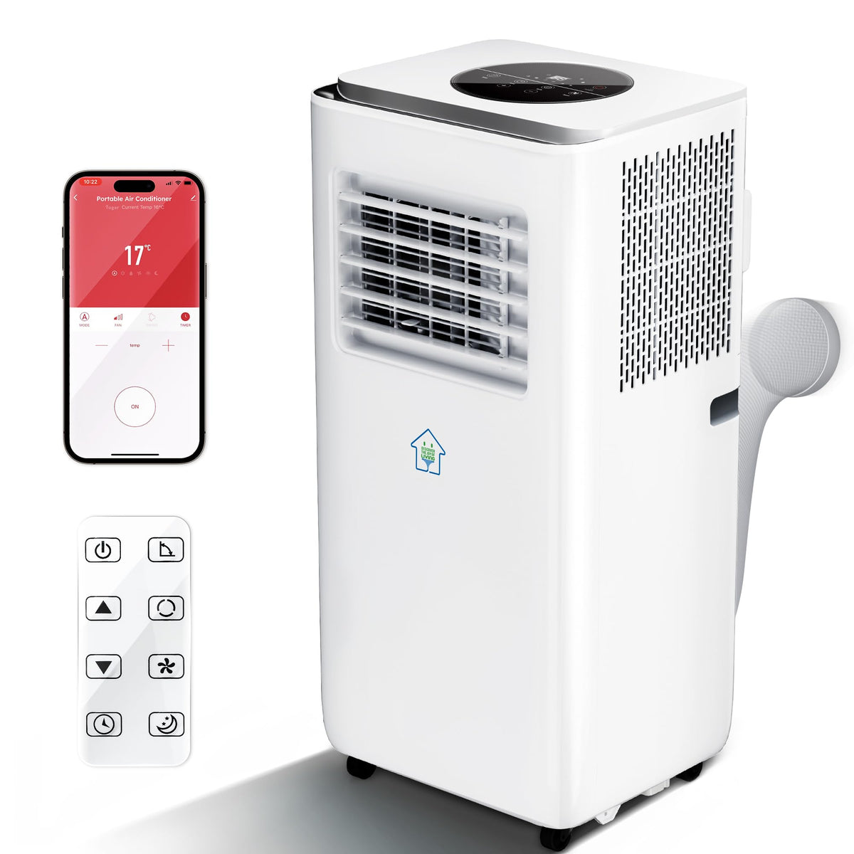 Portable Air Conditioner 10000 BTU, Smart Portable AC Unit with App Control