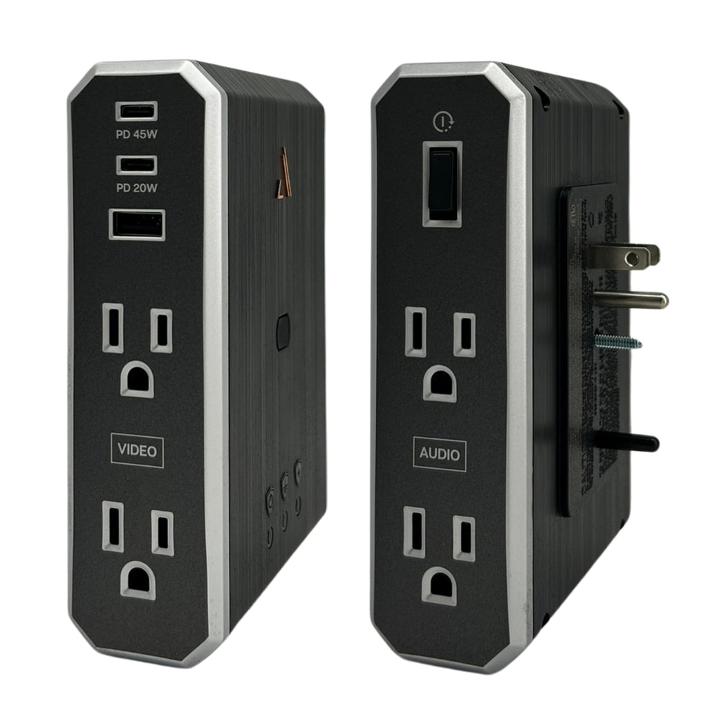 VII Series Wall Power 4 Outlet Surge Protector, 3500 Joules