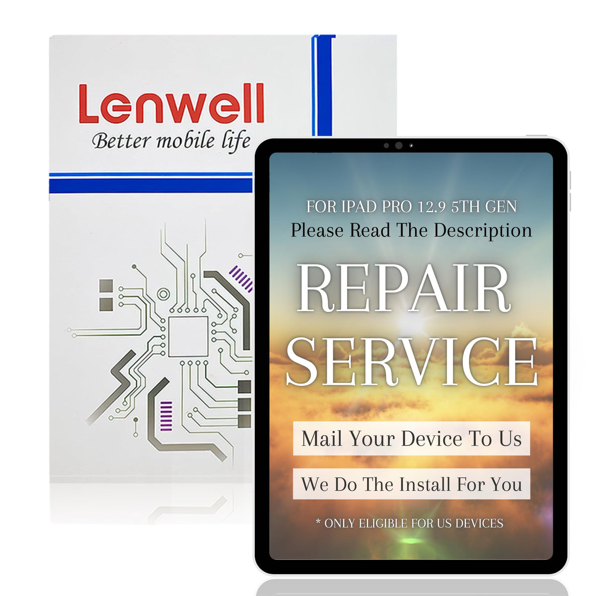 Mail-in Repair Service with OEM Screen Replacement for iPad Air 3