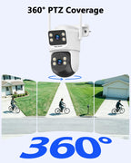 All-in-One Outdoor Wireless Security Camera System 4MP PTZ WiFi