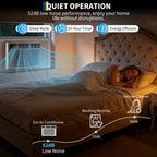 18000 BTU Window Air Conditioner & Heater Combo – APP & Remote Control
