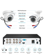 ZOSI 3K Lite 8 Camera Wired Security System Outdoor Indoor, 1TB HDD