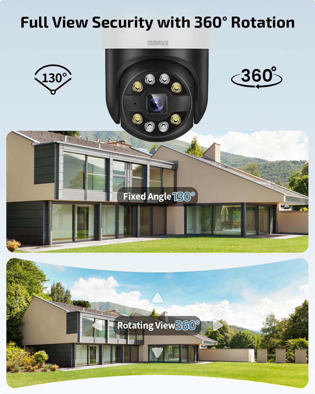 Outdoor Wired Security Camera System, 4K PoE Video Surveillance System