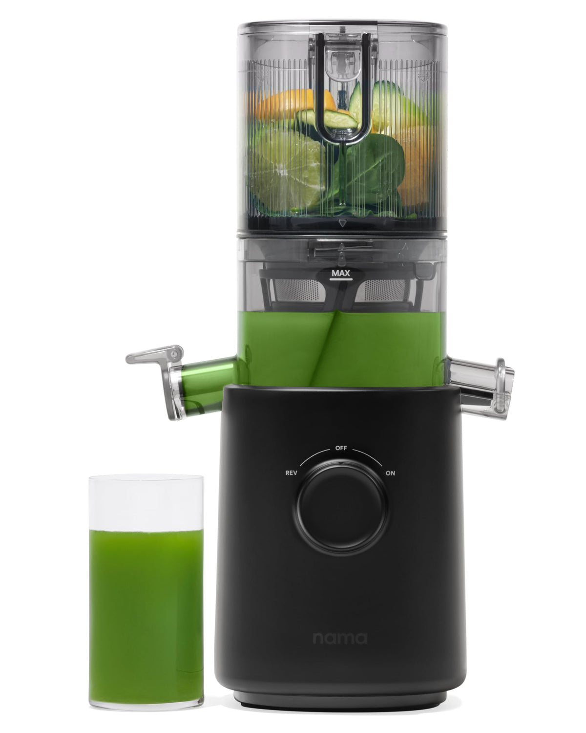 Nama J3 - Compact cold press juicer - Hands-free - Black