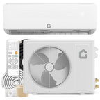 12,000 BTU Mini Split Air Conditioner and Heater, 19 SEER, 208-230V, Inverter AC & Heat Pump with Timer and Sleep Mode, Cools and Heats Rooms up to 750 Sq Ft, Ideal for Bedroom, Living Room, Office
