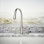 KOHLER Simplice Kitchen Sink Faucet w Pull Down Sprayer, Vibrant Stainless