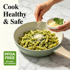 Pots and Pans Set Nonstick, Umite Chef 31-Piece Induction Cookware & Bakeware Set with Frying Pans, Saucepan, Grill Pan, Baking Sheet & Utensils, PFOA-Free Kitchen Starter Set (Sage Green)