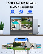 All-in-One Outdoor Wireless Security Camera System 4MP PTZ WiFi