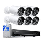 REOLINK 8CH 5MP Super HD Home Security Camera System RLK8-410B6-5MP