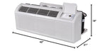 Klimaire 15,000 BTU PTAC Heat Pump A/C 3.5kW | 20 A