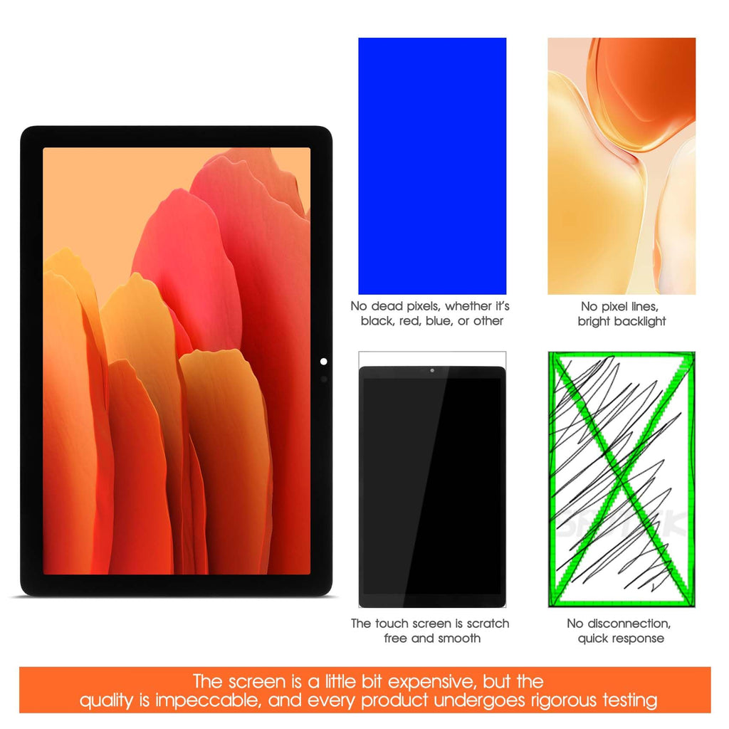 for Amazon Fire HD 10 HD10 2021 11th Gen T76N2B Screen Replacement Fire HD10 Plus T76N2P LCD Display Touch Digitizer Assembly Repair Parts with Tools