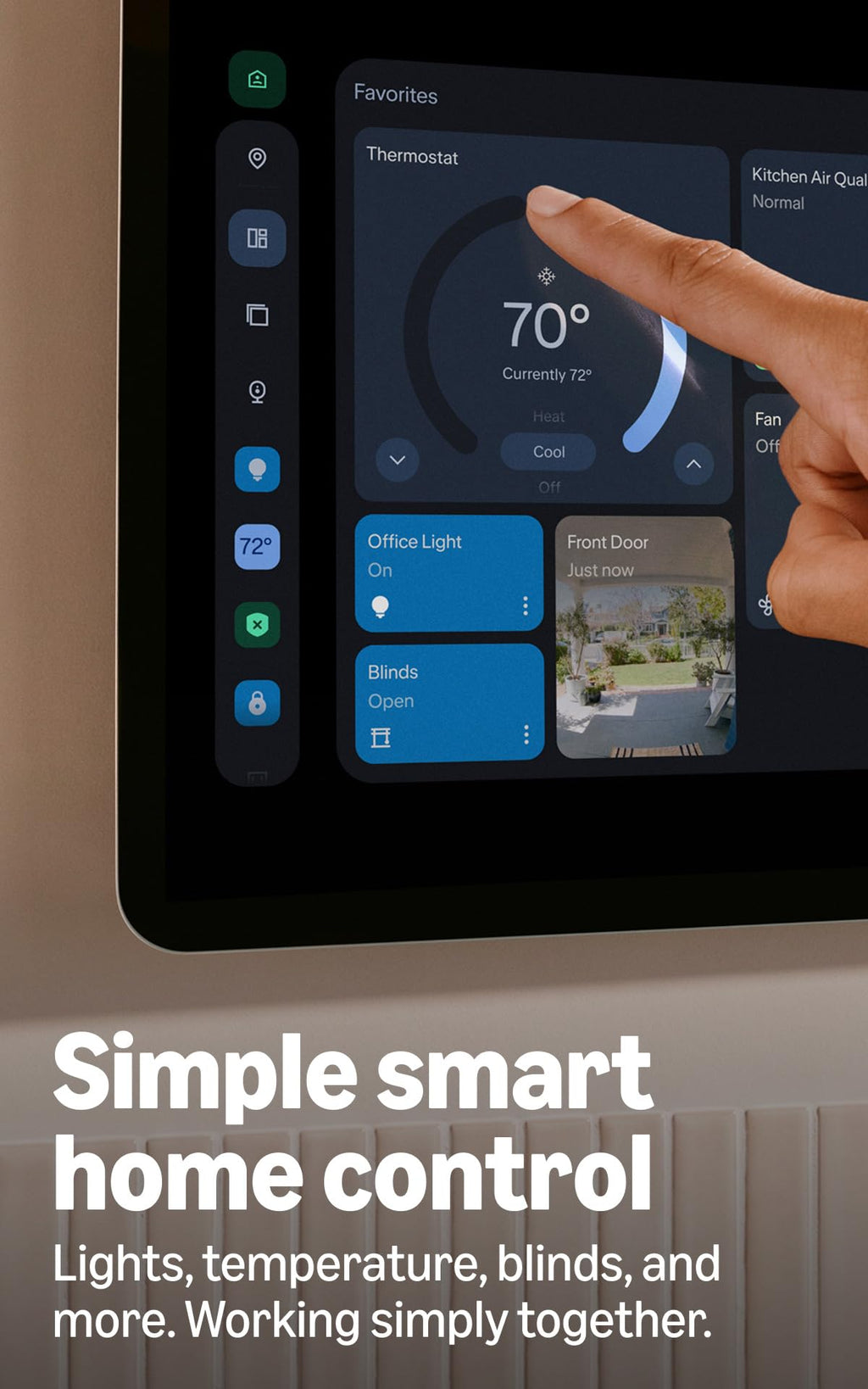 Amazon Echo Show 16 (newest model), Kitchen command center and productivity hub, Built-in Fire TV and night vision camera, Wall mount included, Designed for Alexa+