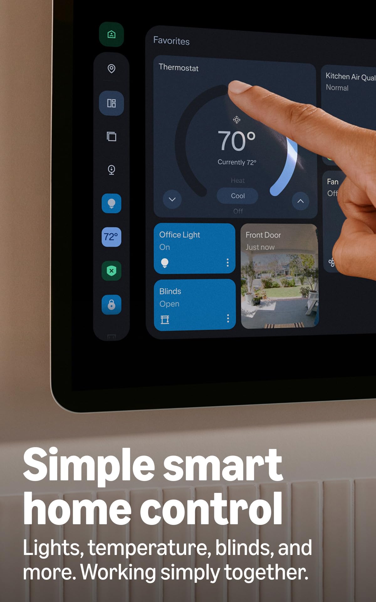 Amazon Echo Show 16 with Nanomatte display (newest model), Kitchen command center and productivity hub, Built-in Fire TV and night vision camera, Wall mount included, Designed for Alexa+