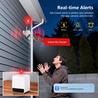 2.5K Solar Panel Security Cameras Wireless Outdoor, 4Camera System