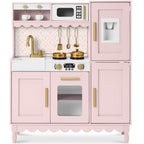 Best Choice Products Deluxe Kids Cottage Play Kitchen for Toddlers, Butter