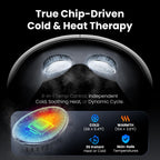 BOB AND BRAD EYEFLOW Eye Massager with Chip Cooling&Heat, FSA Eligible&HSA