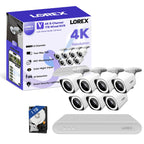 Lorex Connect App | V-Series | 8Ch 4K NVR System | 7 V3 Bullet IP Cameras