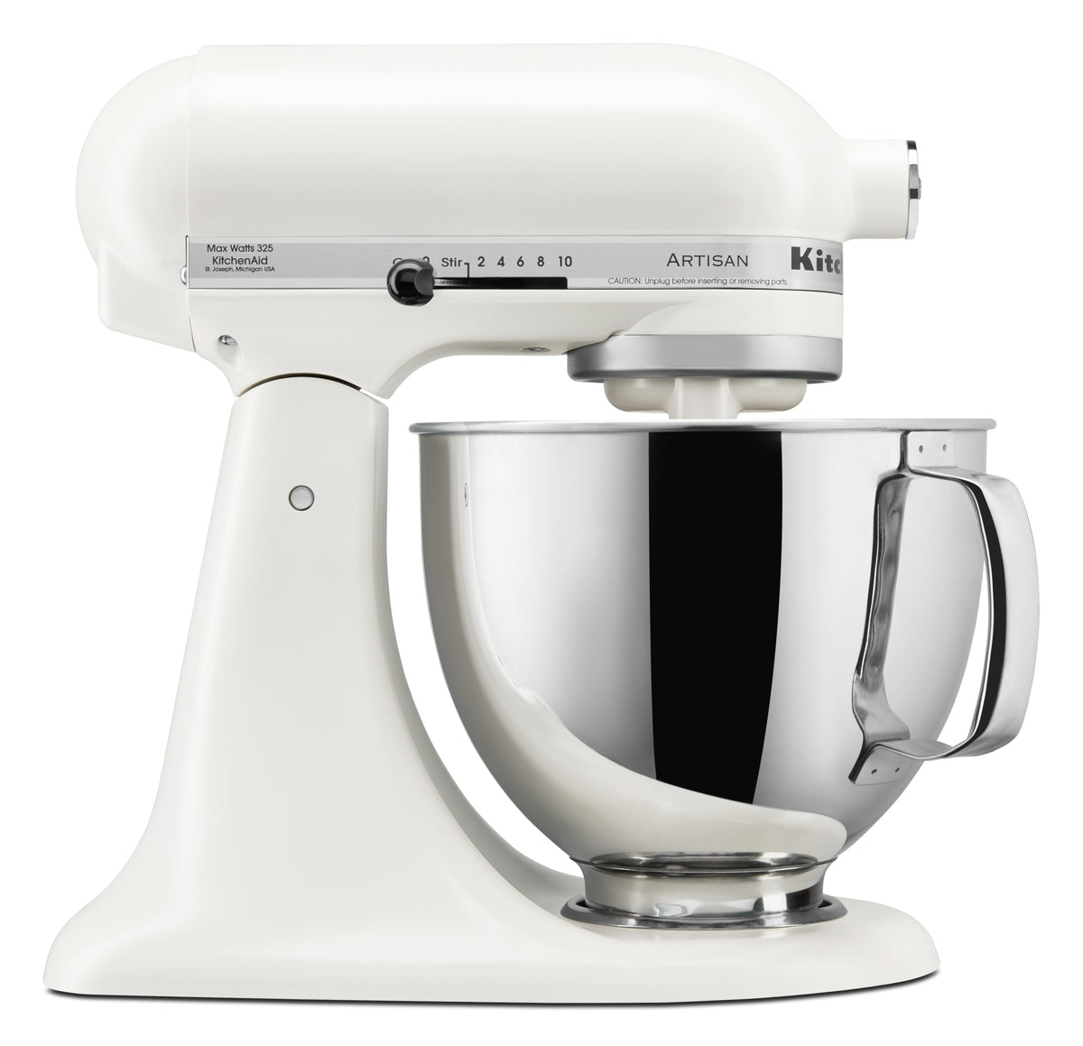 KitchenAid Artisan, 5-Qt Tilt Head Stand Mixer, KSM150PS, Almond Cream